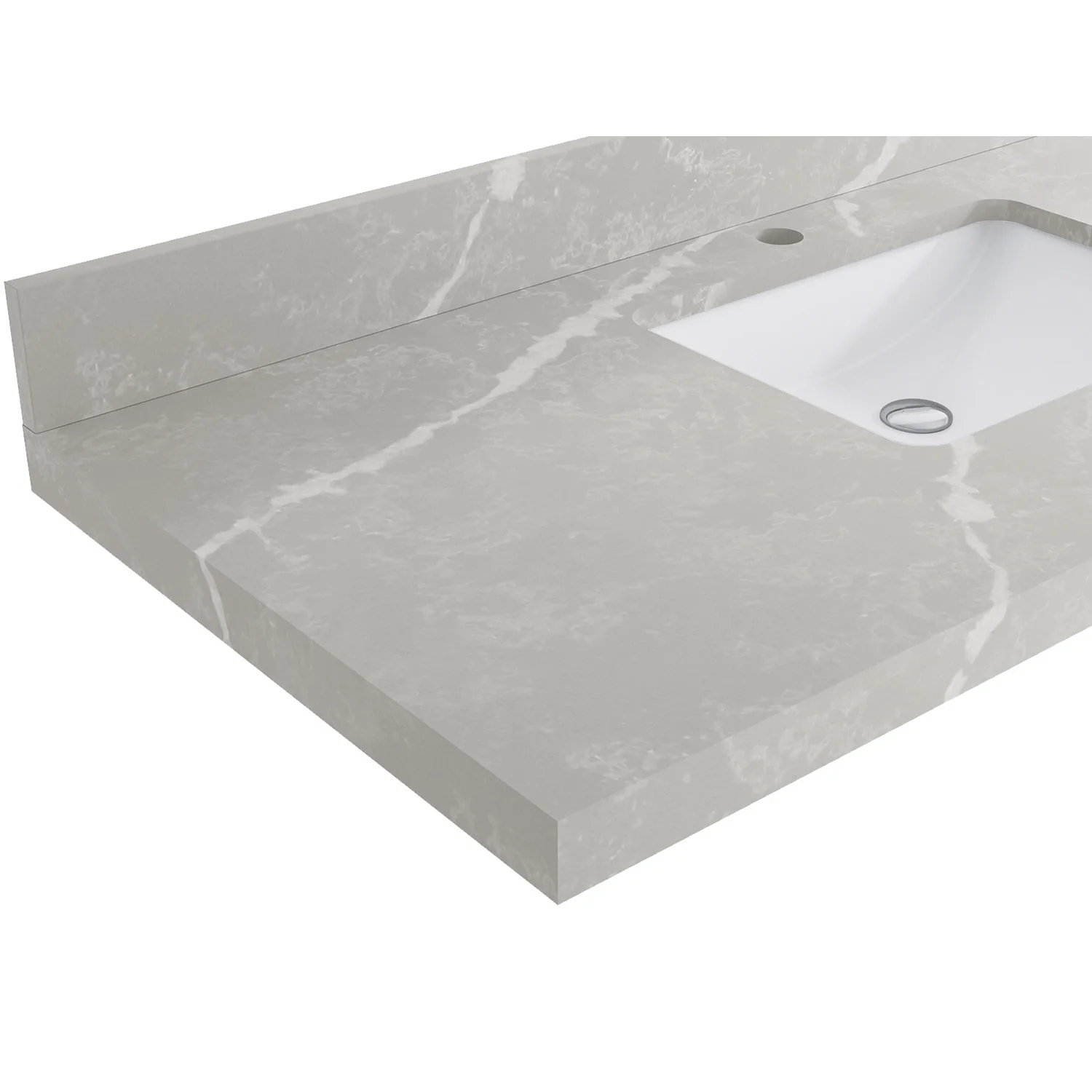 Willow Collection 84 in W x 22 in D x 36 in H Boston Double Bowl Sink Bathroom Vanity with Countertop