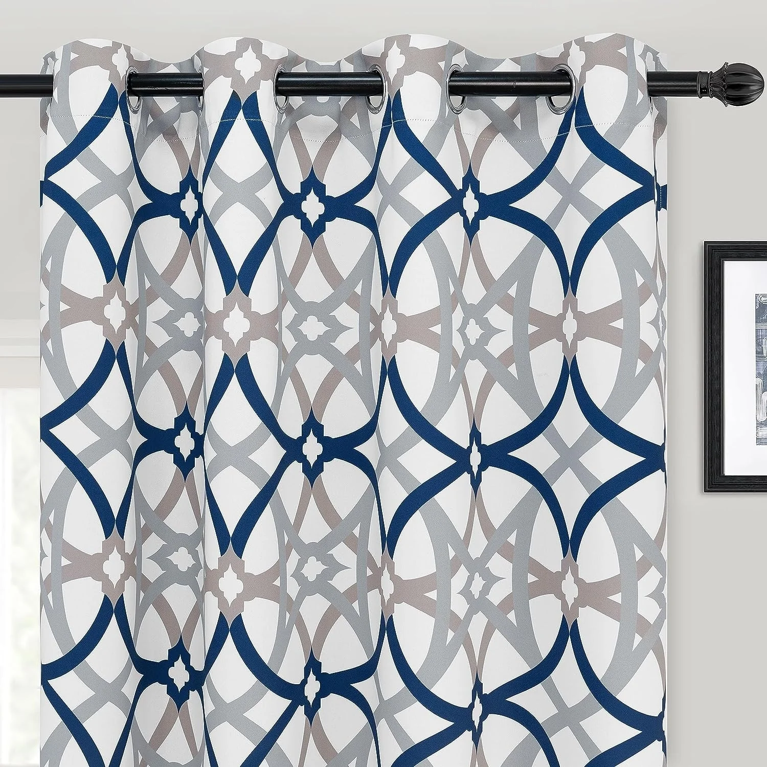 Jarvenpaa Insulated Blackout Grommet Window Curtain Panel Pair