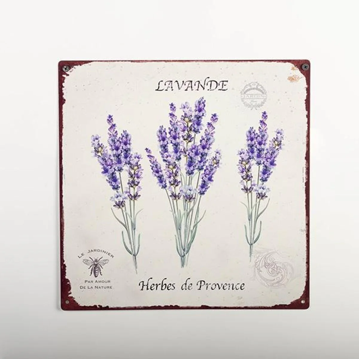 Rustic Look Lavande Herbes De Provence Lavender Sign