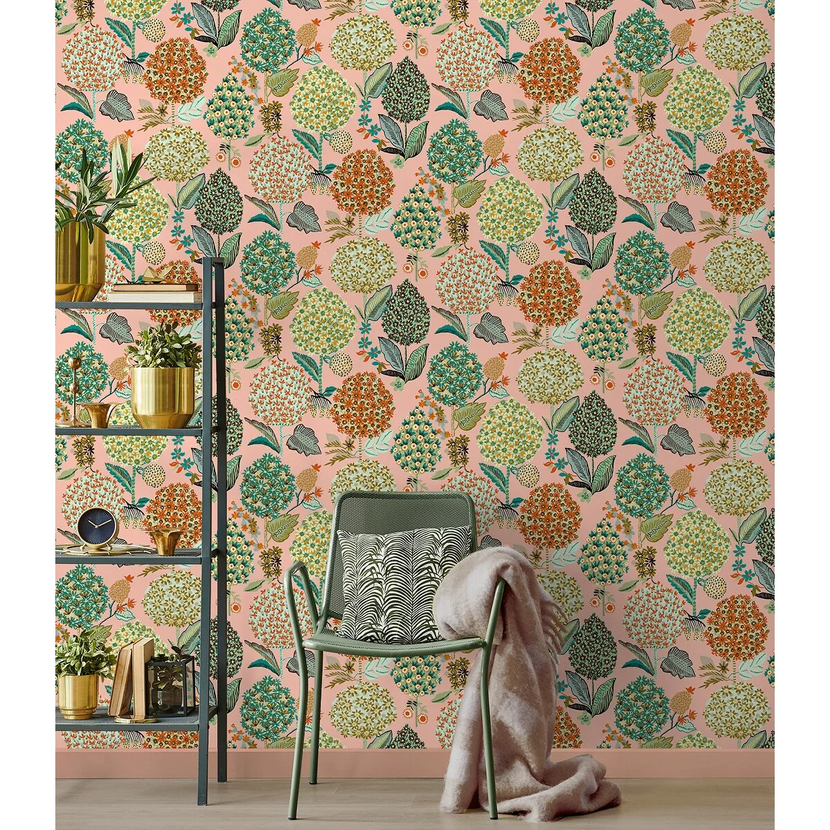 NextWall Blooming Bulbs Peel and Stick Wallpaper