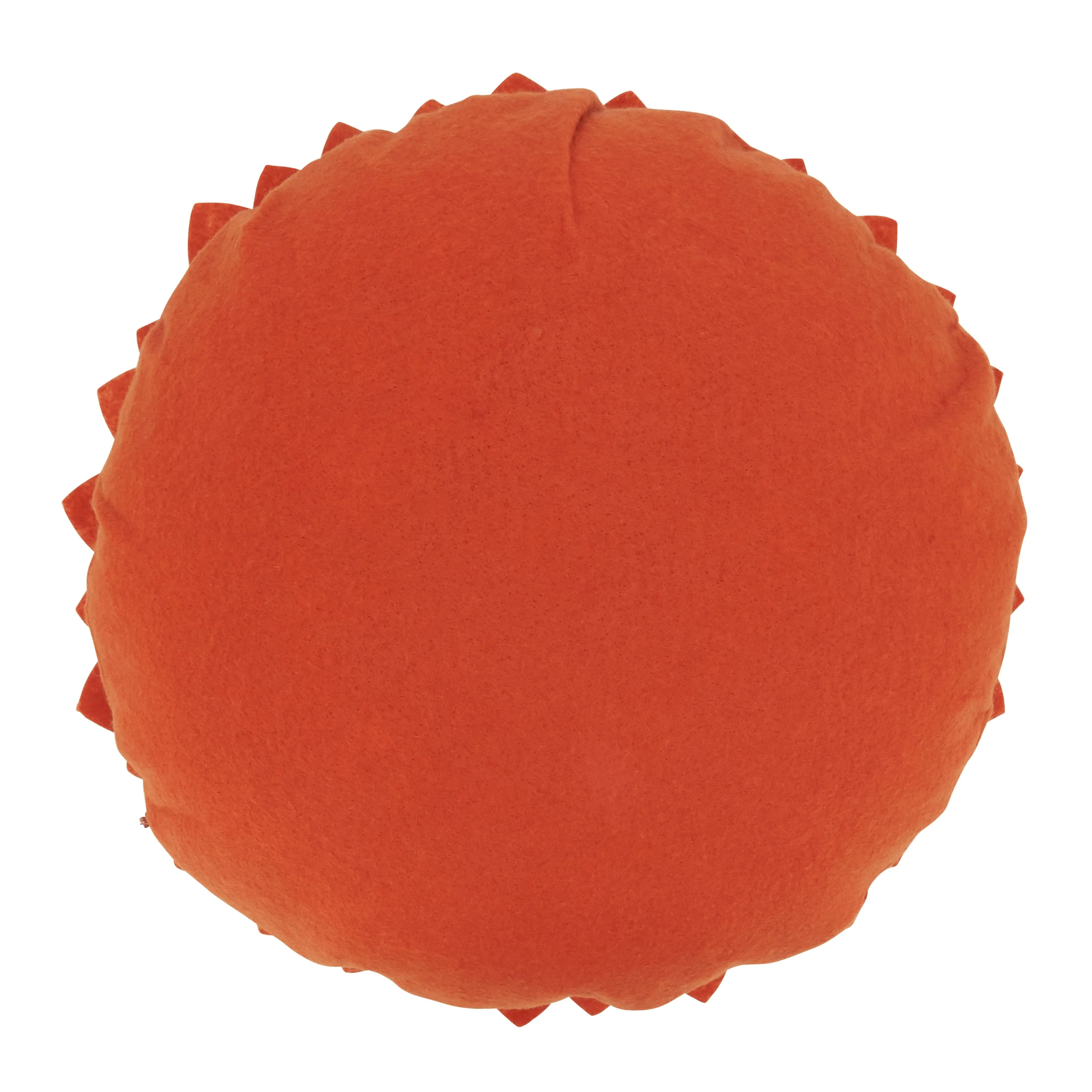 Felt Flower Design Throw Pillow