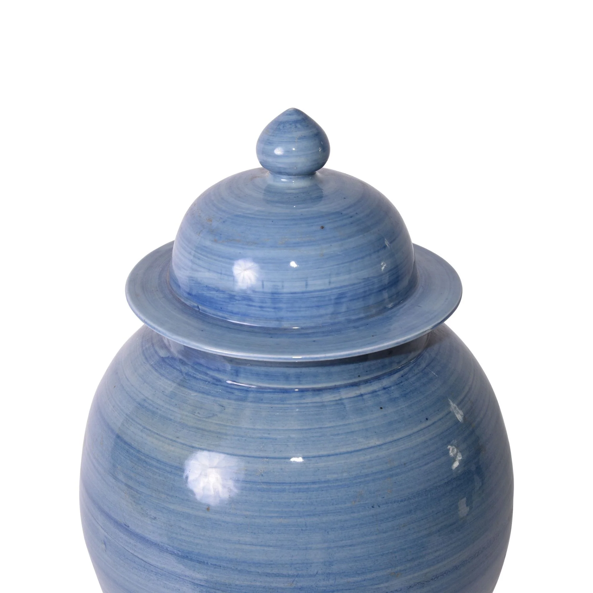 Lake Blue Temple Jar Medium
