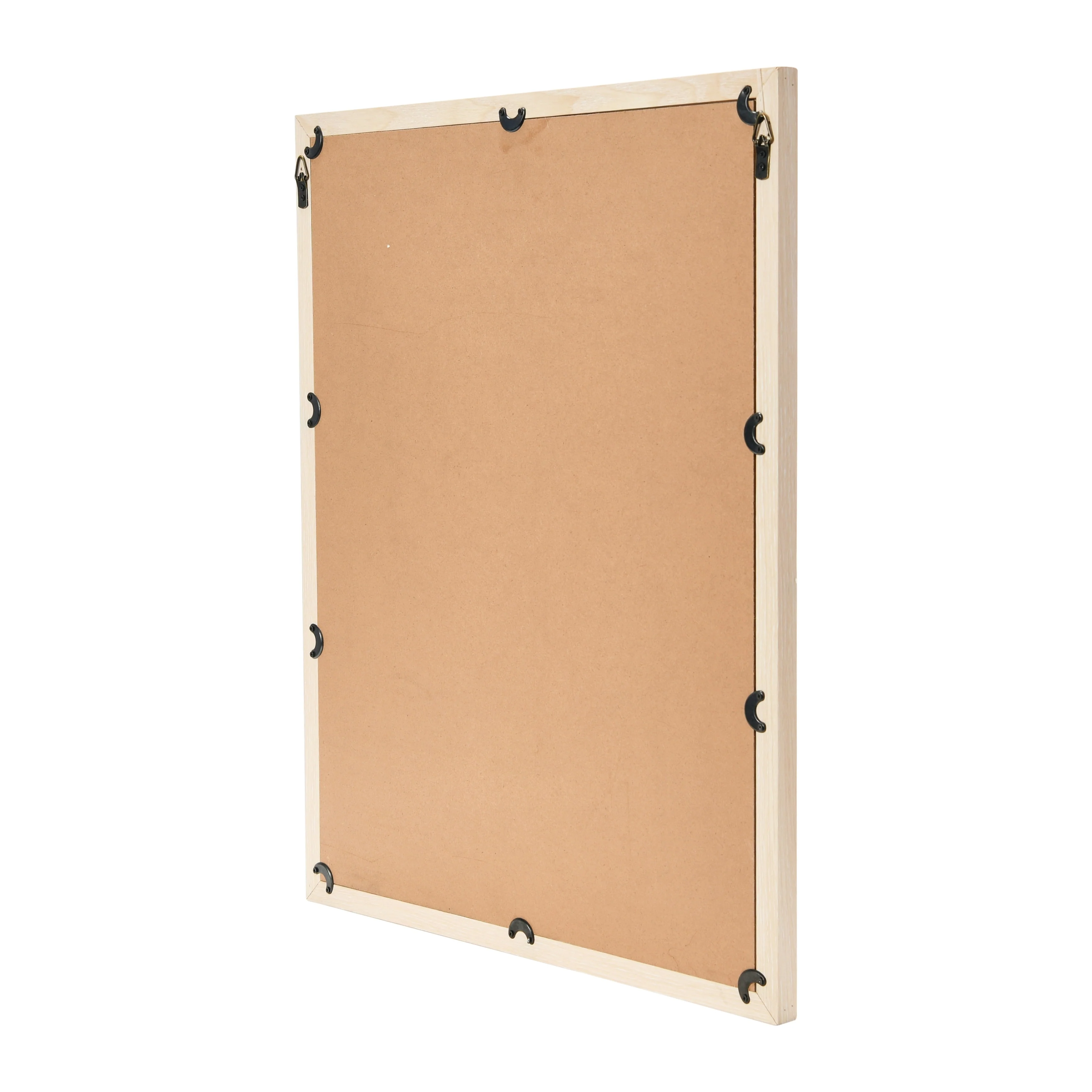 Abstract Geometric Print with Solid Wood Frame and Glass Cover