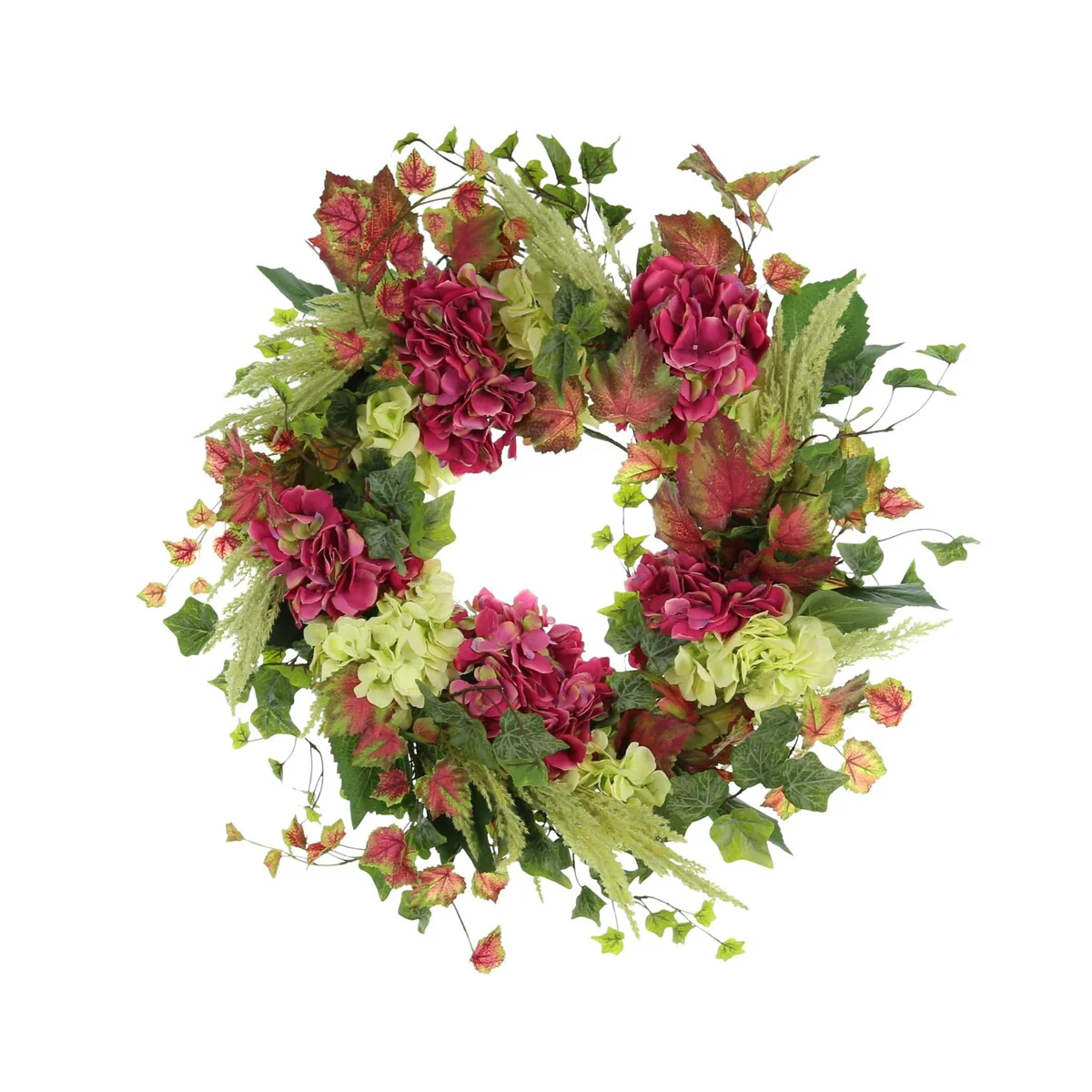 Hydrangeas and Ivy Wreath