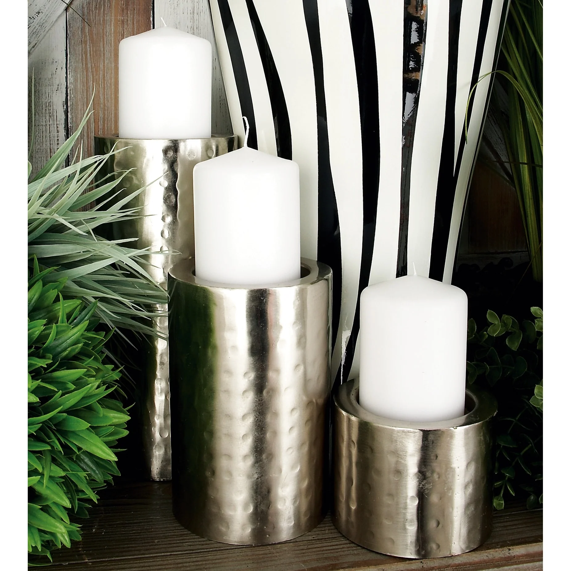 Iron Industrial Candle Holder (Set of 3) - S/3 11