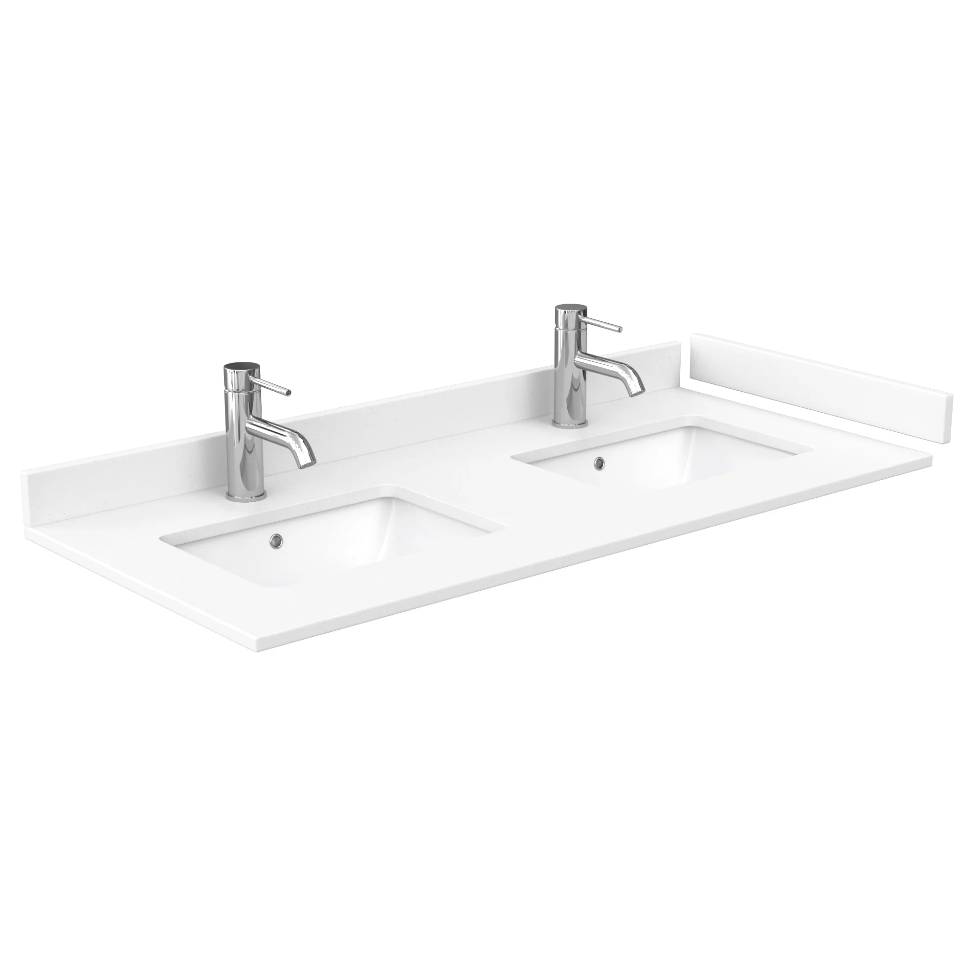 Beckett 48 Inch Double Vanity, Cultured Marble Top