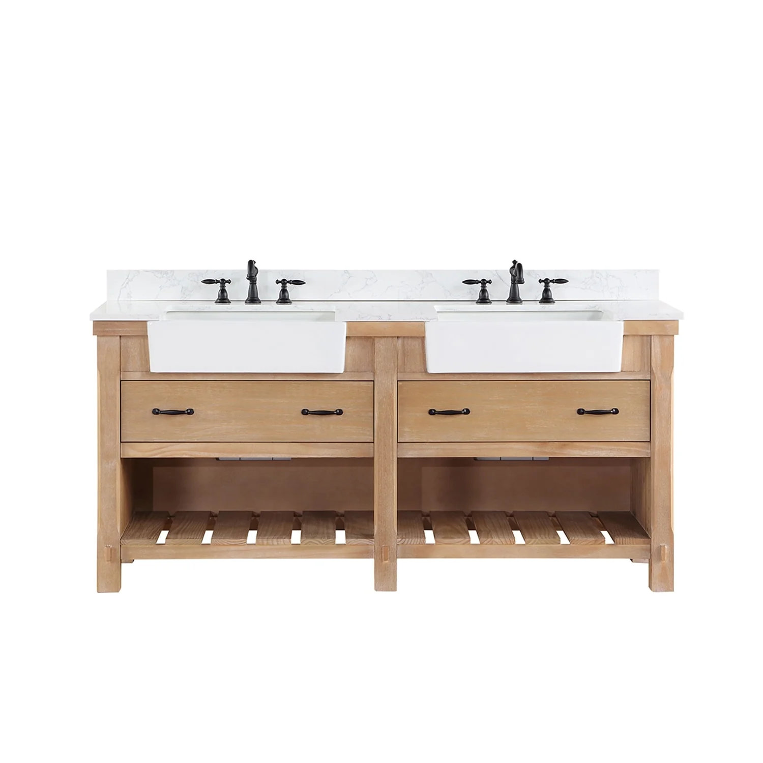 Villareal Bath Vanity with Composite Stone Top without Mirror