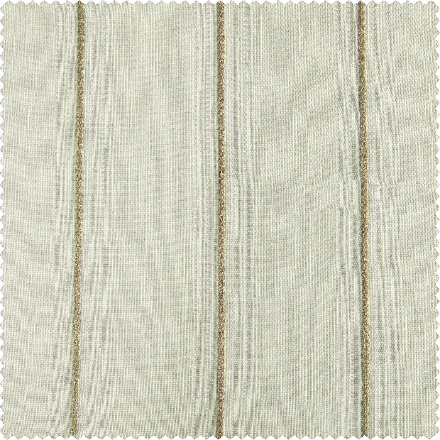 Exclusive Fabrics Aruba Striped Linen Sheer Curtain (1 Panel)
