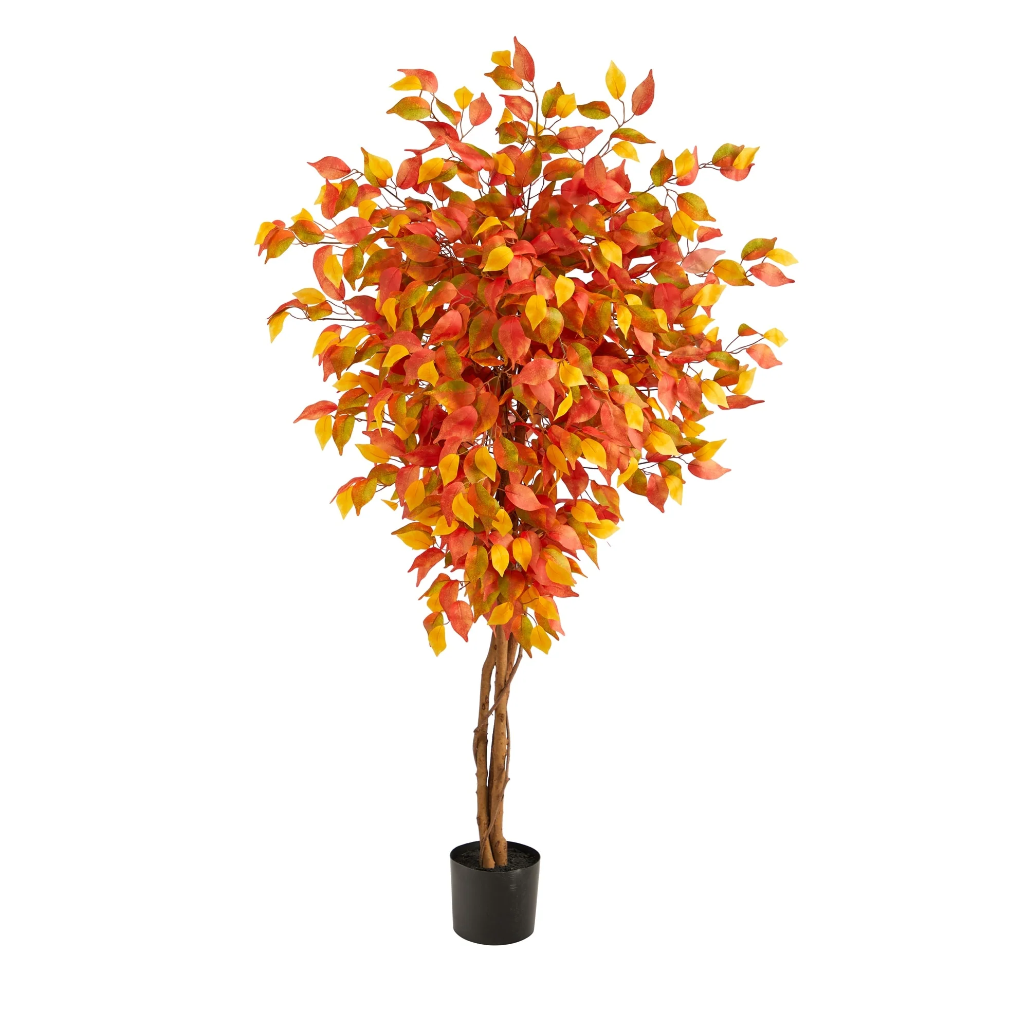 5' Autumn Ficus Artificial Fall Tree