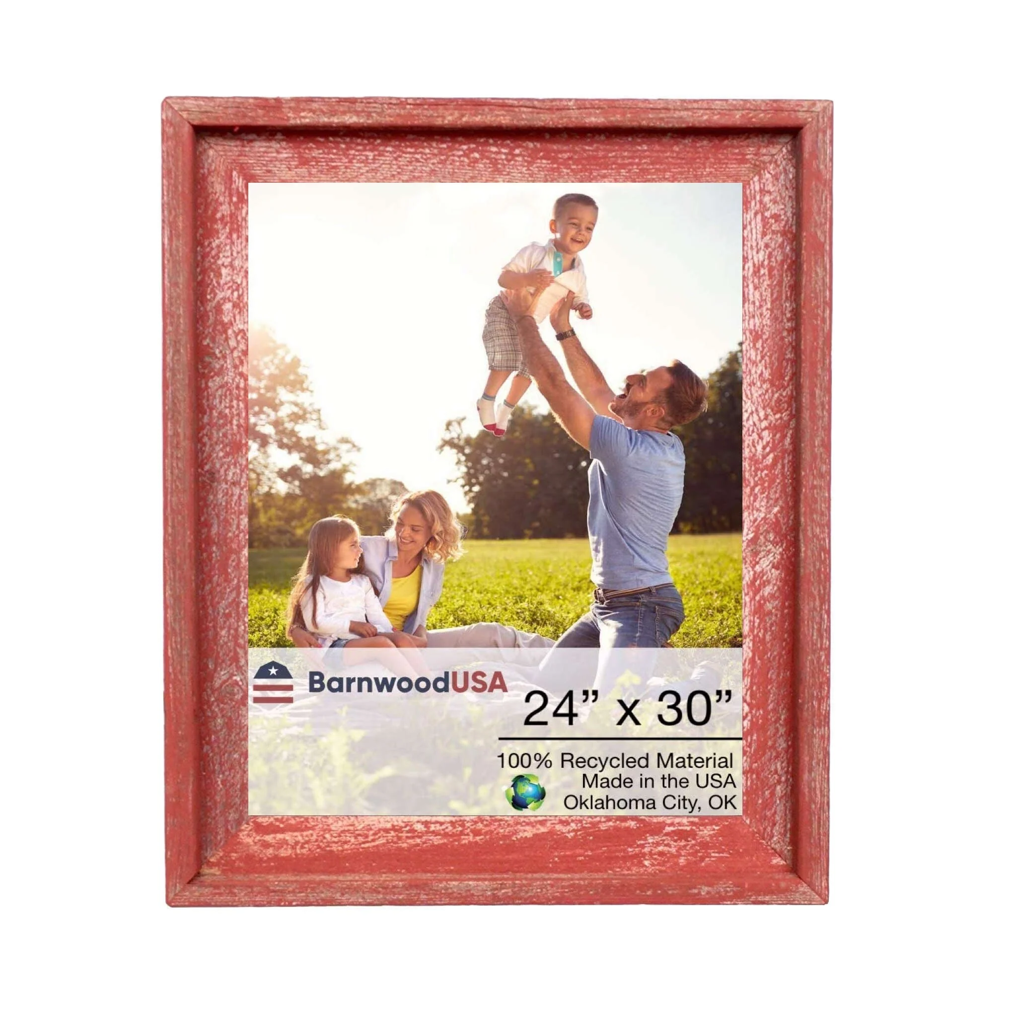 BarnwoodUSA Rustic Farmhouse Signature Wood Picture Frame