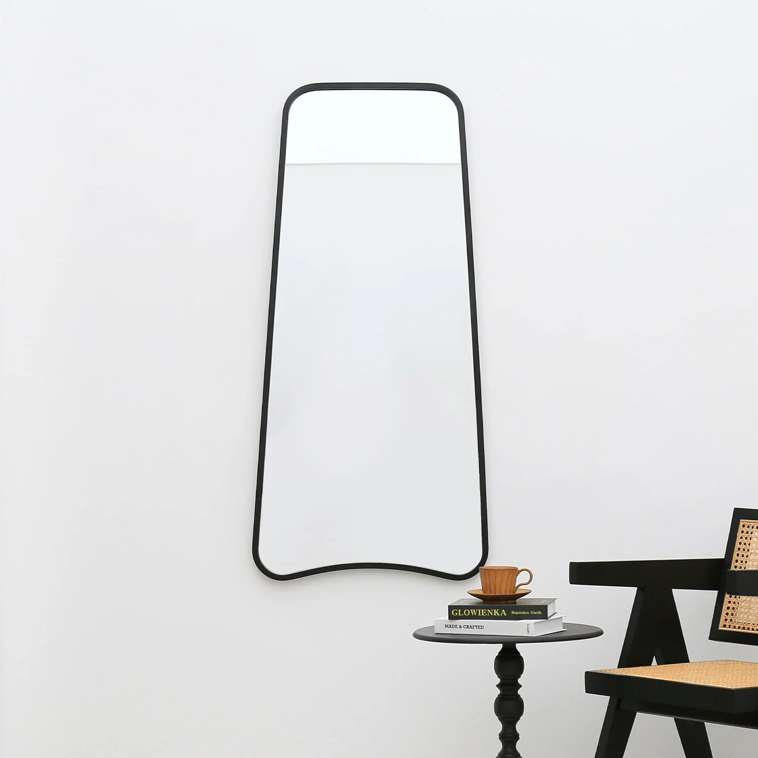 Metal Decorative Asymmetrical Wall Mirror - 23X48 inches