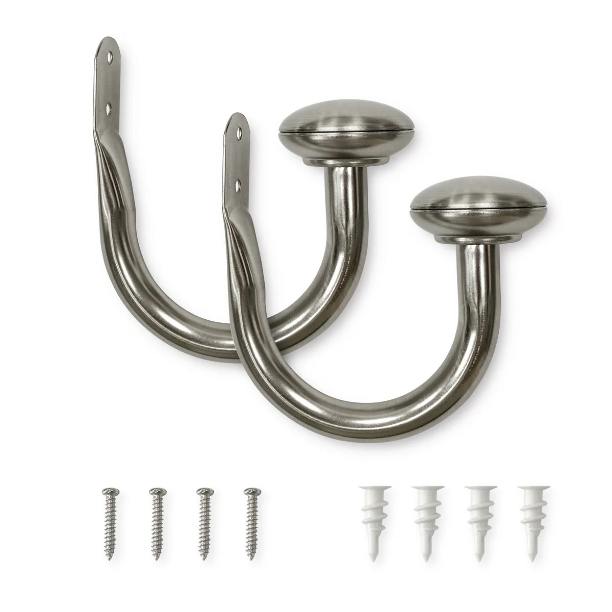 Lumi 3/4 in. Dia. Curtain Holdback (2-Pack / 4-Pack)