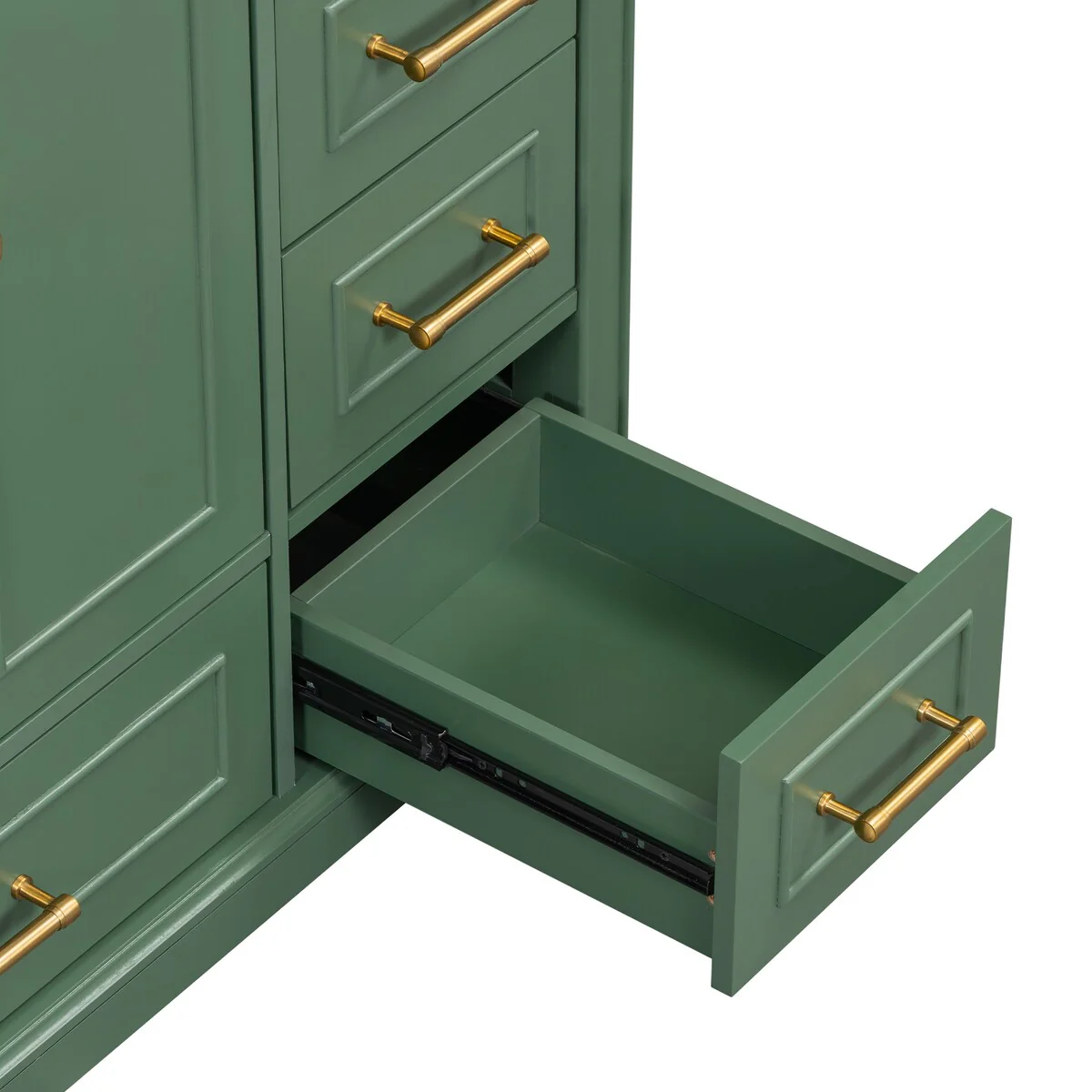 Bathroom Cabinet with Two Doors and Four Drawers