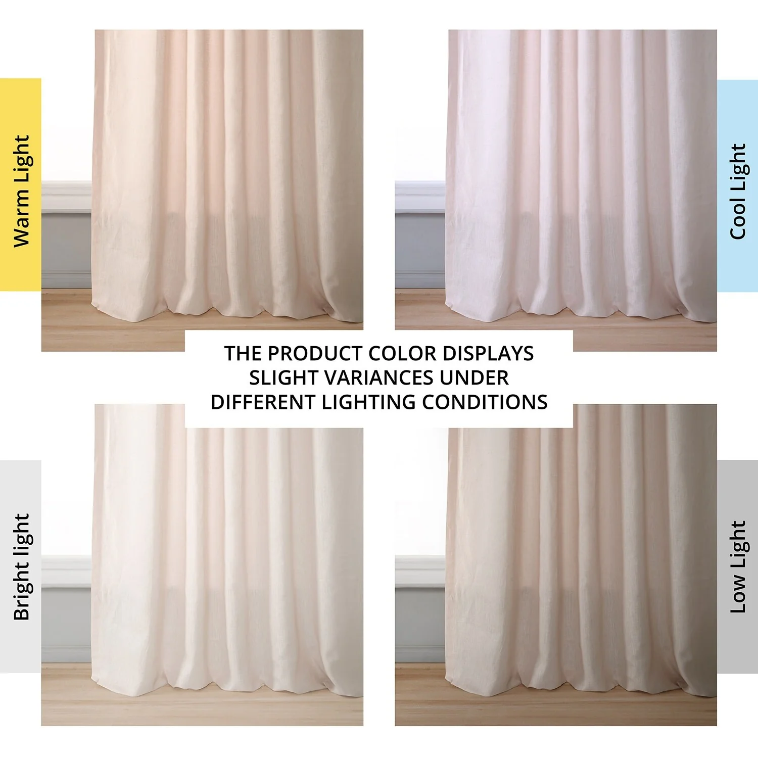Exclusive Fabrics Signature French Linen Sheer Curtain (1 Panel)