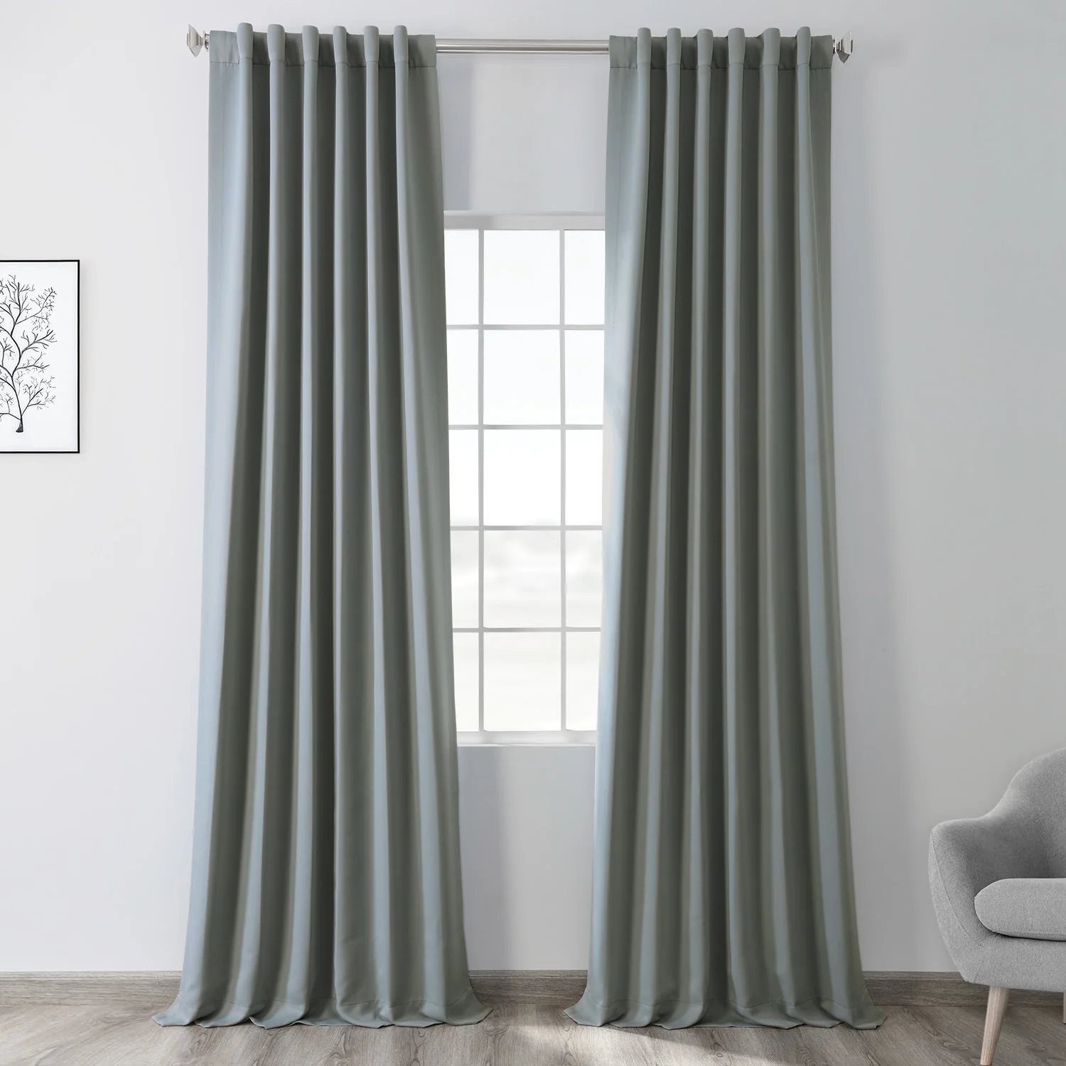 Exclusive Fabrics Room Darkening Curtain Panel Pair (2 Panels)