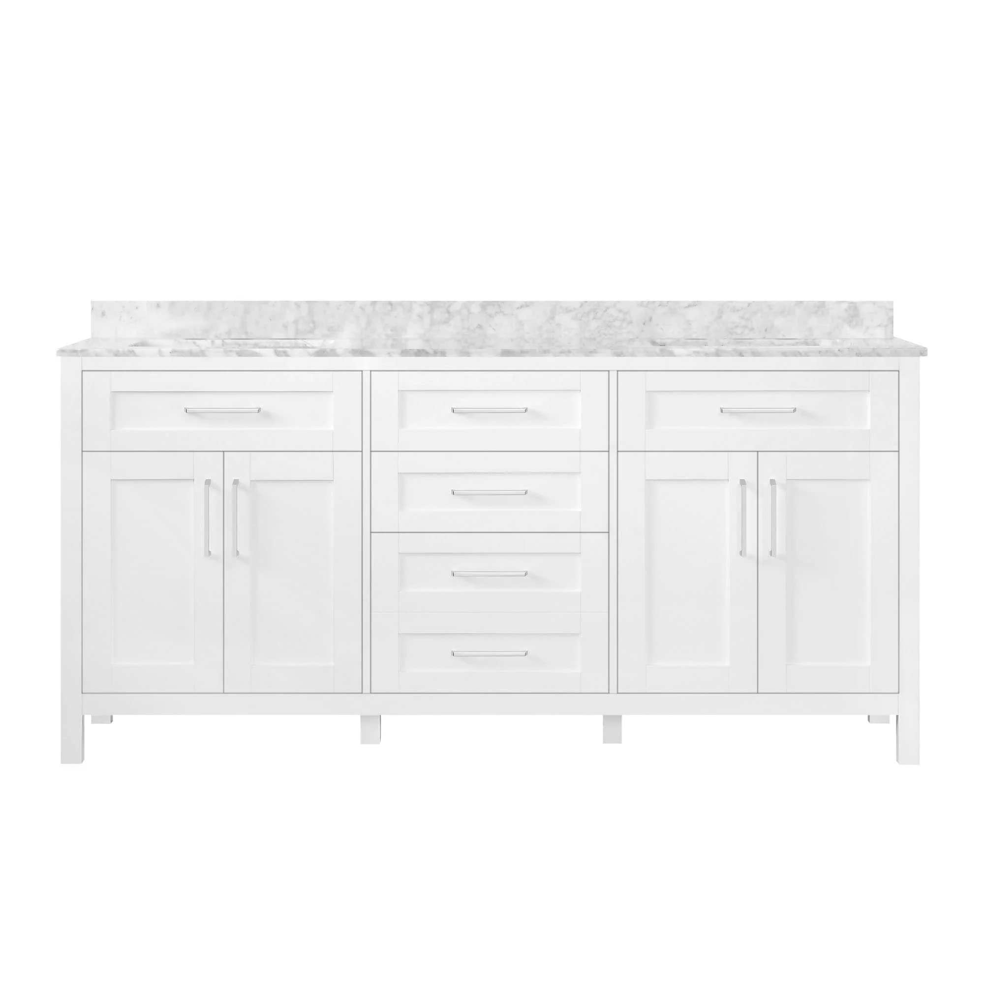 OVE Decors Tahoe 72 White Vanity