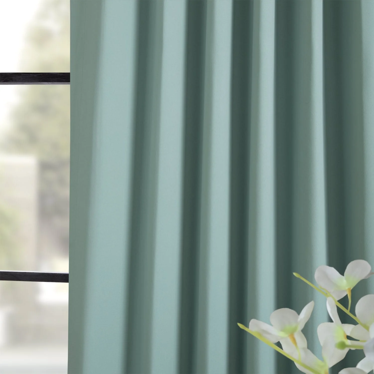 Exclusive Fabrics Room Darkening 120-inch Curtain Panel Pair (2 Panels)