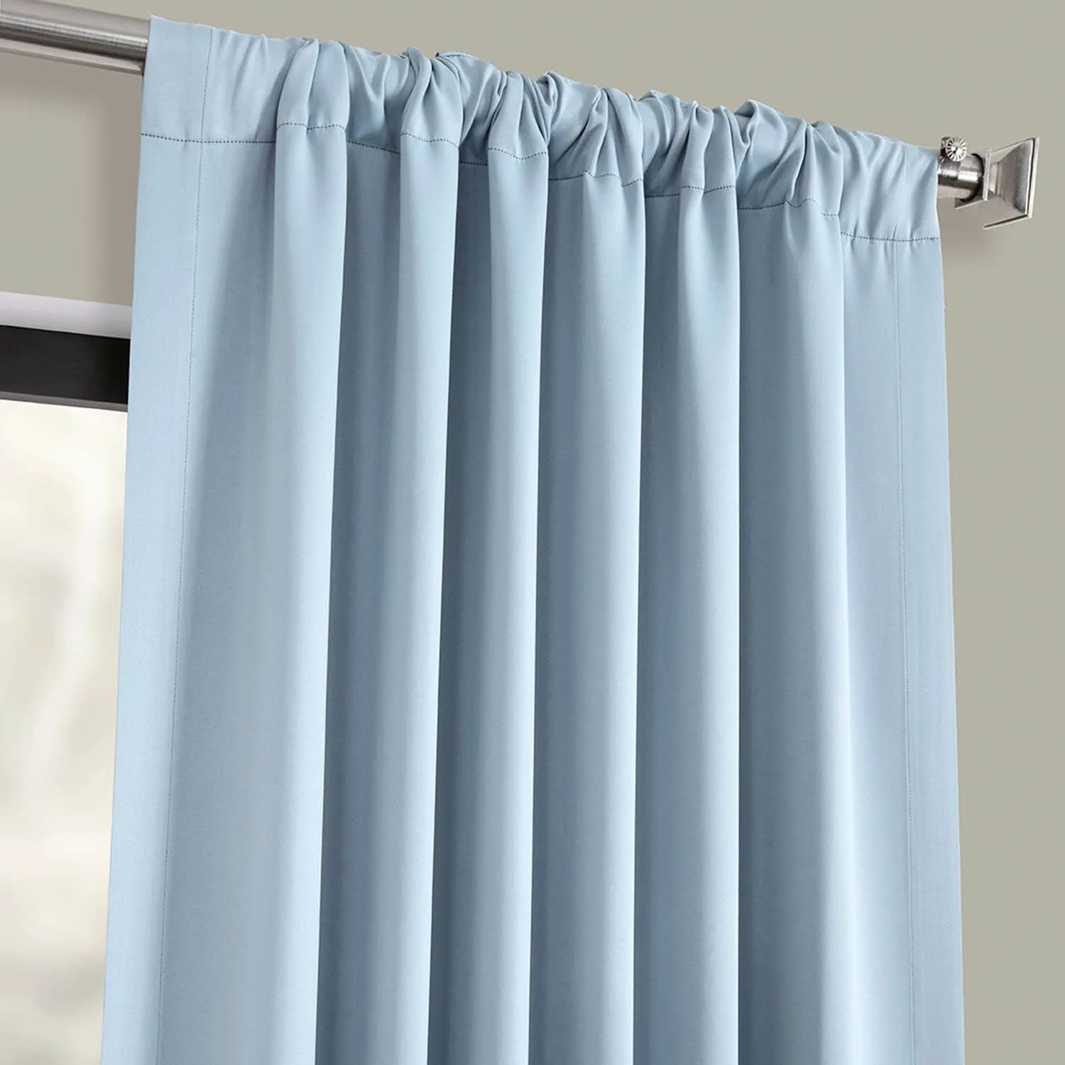 Exclusive Fabrics Room Darkening 108-inch Curtain Panel Pair