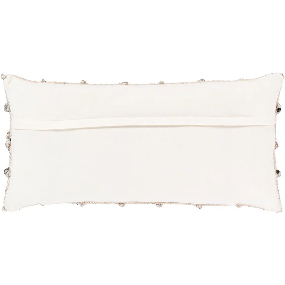 Livabliss Audra Bohemian Textured 32x14-inch Lumbar Throw Pillow Cover