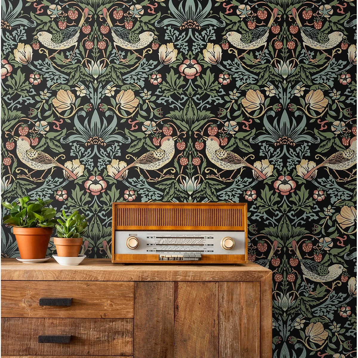 NextWall Aves Garden Peel and Stick Wallpaper