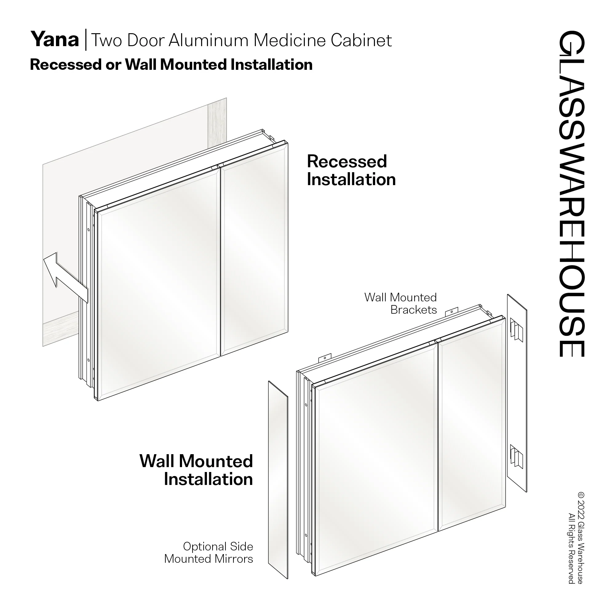 Aluminum Medicine Cabinet