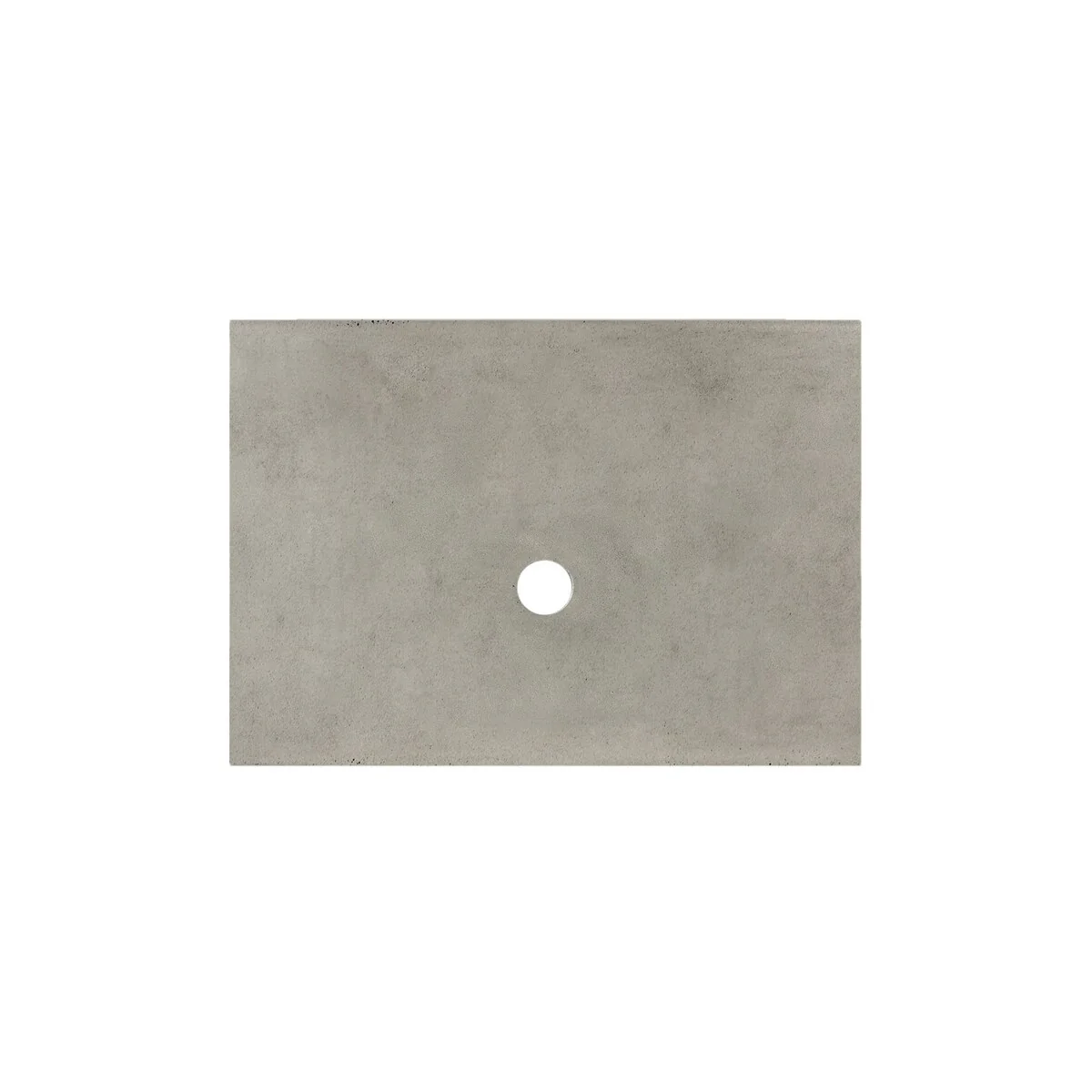 NativeStone Concrete Vanity Top - Vessel Sink Cutout with No Faucet Hole (Top Only)