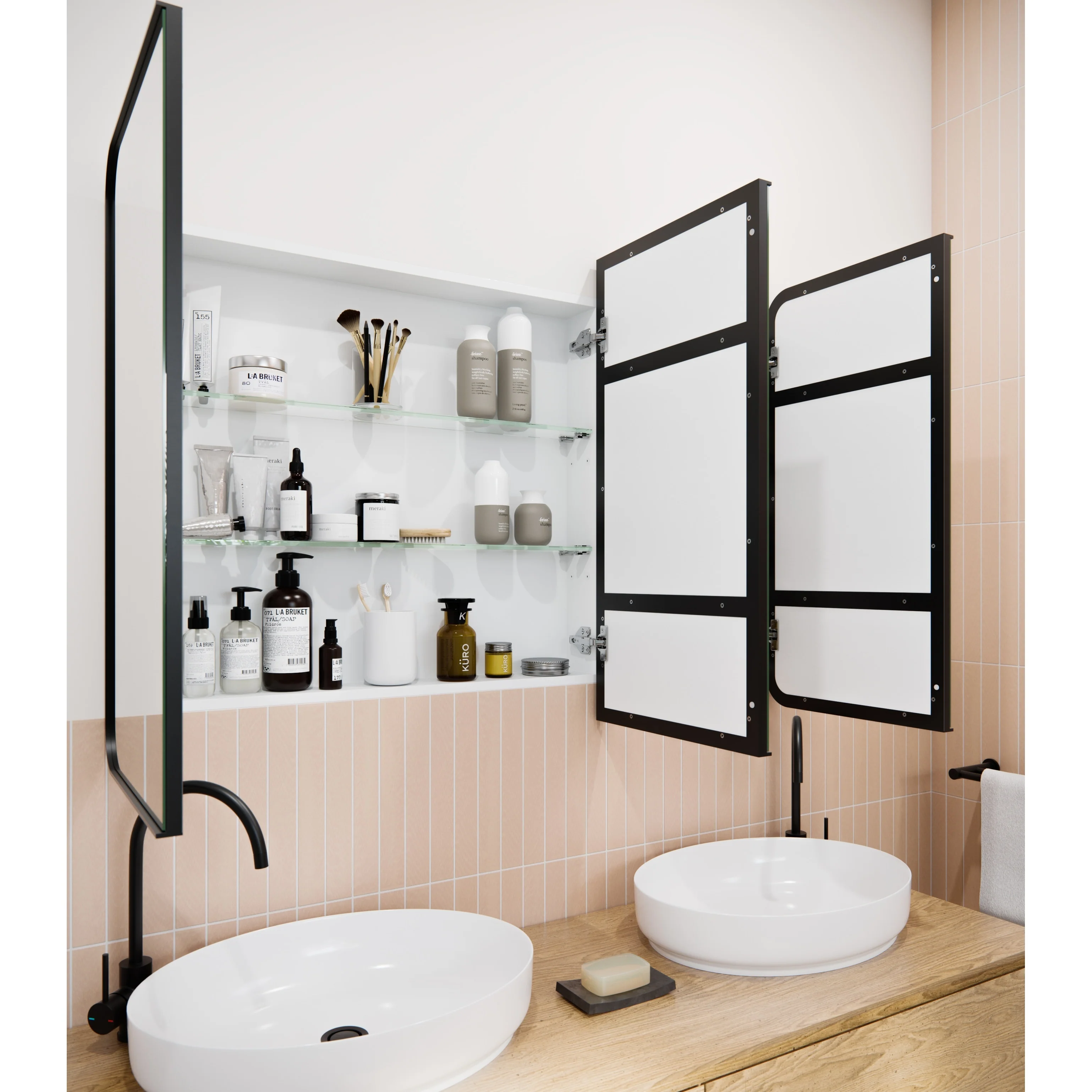 Stainless Steel Square Medicine Cabinet