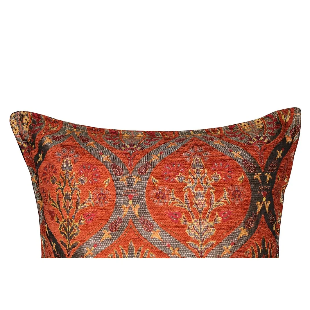 Boho Chic Peony Turkish Throw Pillow