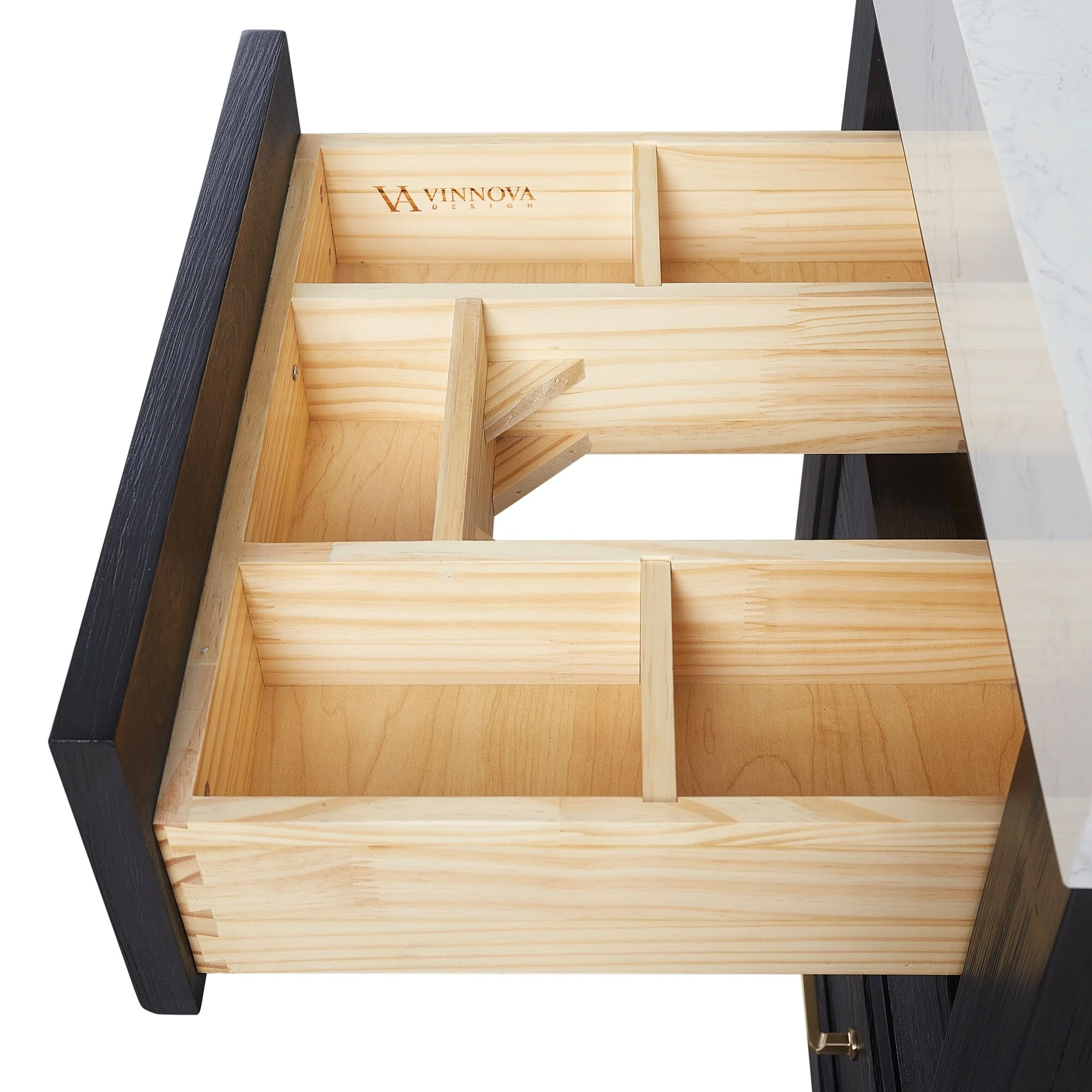 Leon 24 in. Single Bathroom Vanity with Composite Stone Top