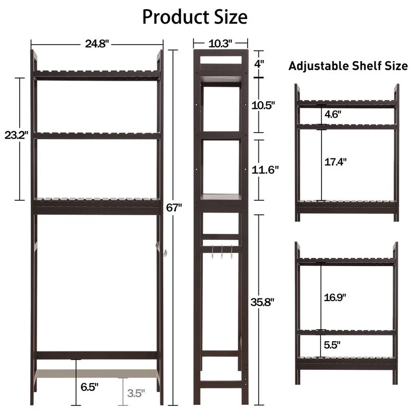 Over the Toilet Storage Cabinet - 10.3