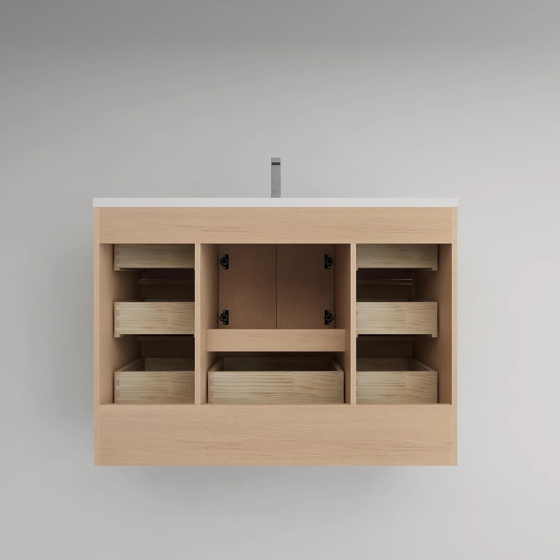 Victoria 48'' Freestanding Vanity with Reinforced Acrylic Sink - 47.5