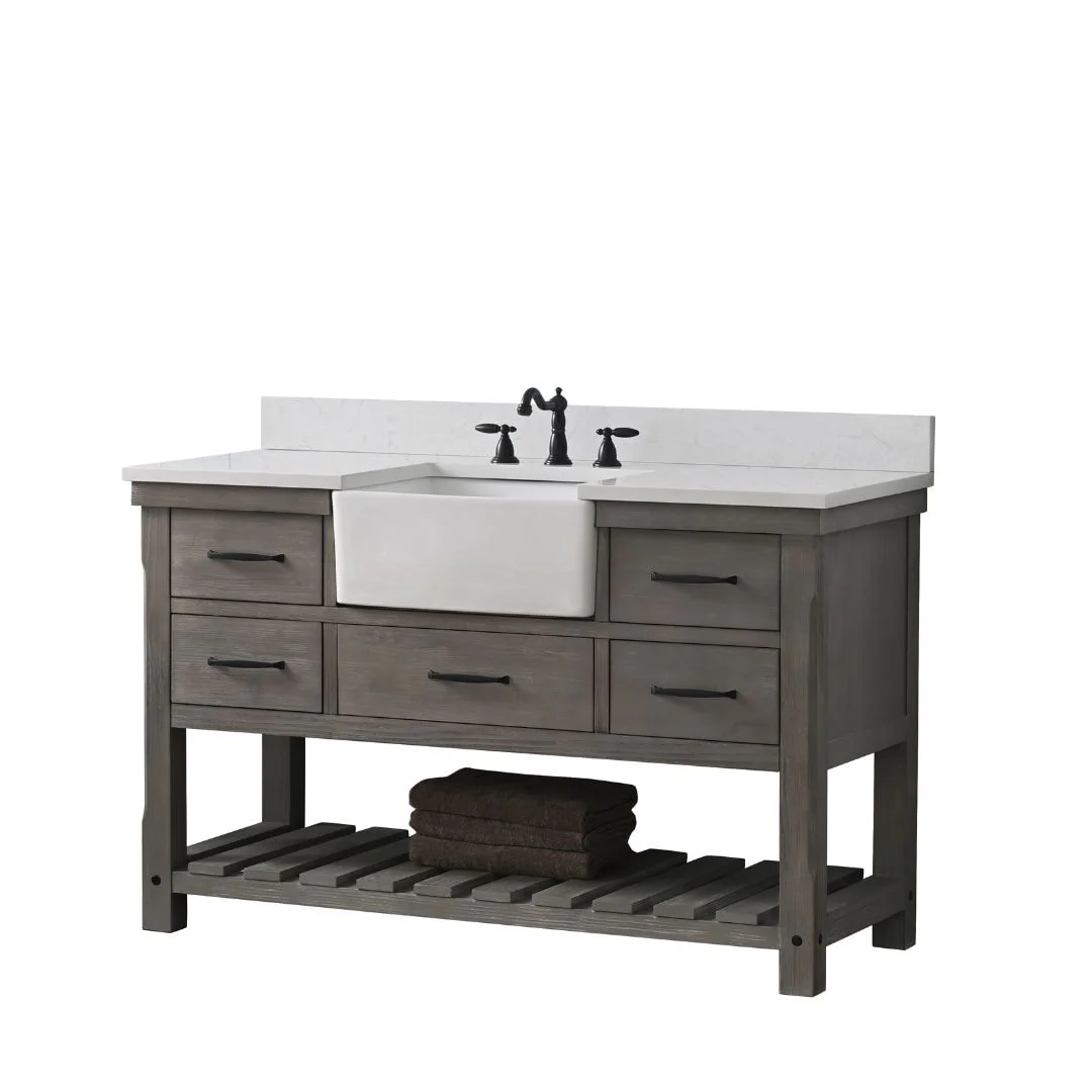 Sudio Design Bathroom Vanity Wesley Weathered Collection.