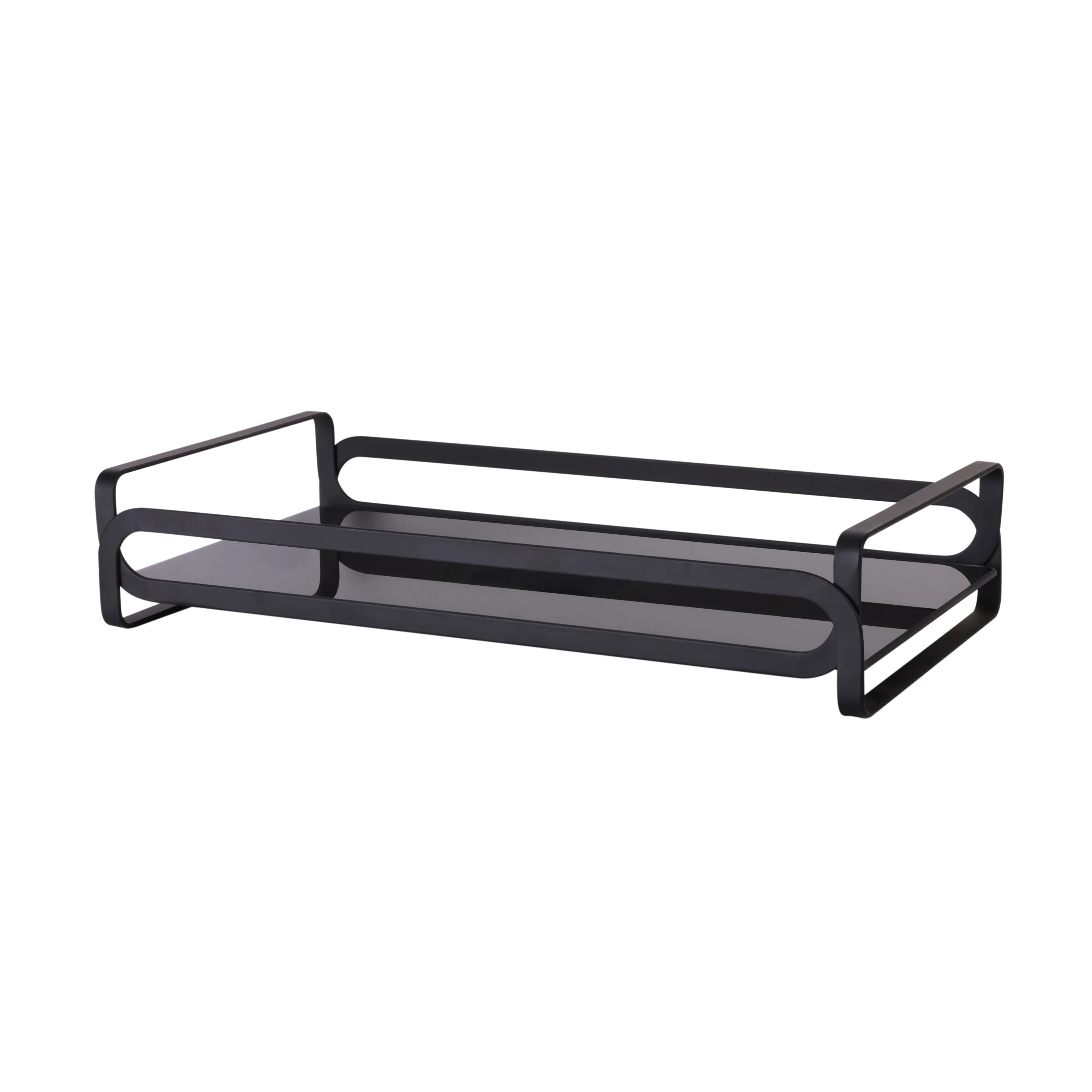 Elle Decor Noir Vanity Tray - Black - 12.8