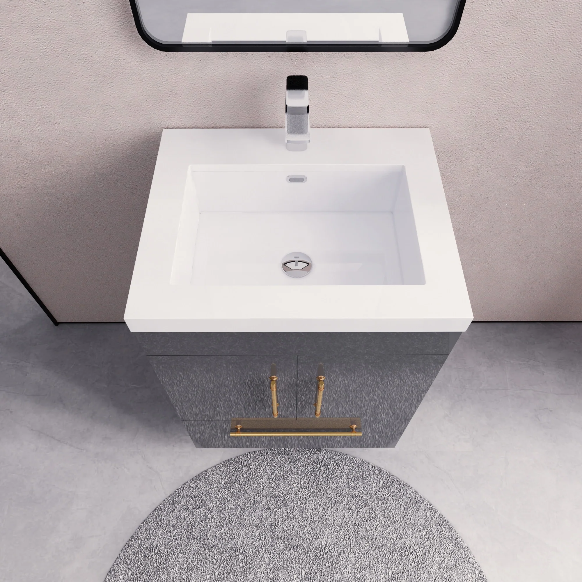 Eliza 24'' Freestanding Vanity with Single Sink