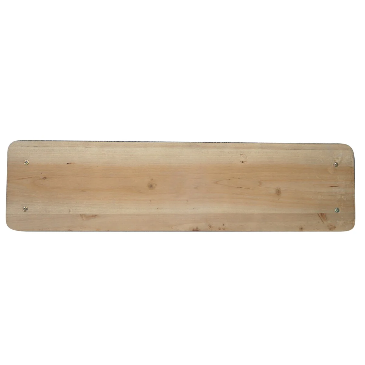 22.5inch Long Wooden Flat Tray with Metal Handle - 22.5 X 1.13