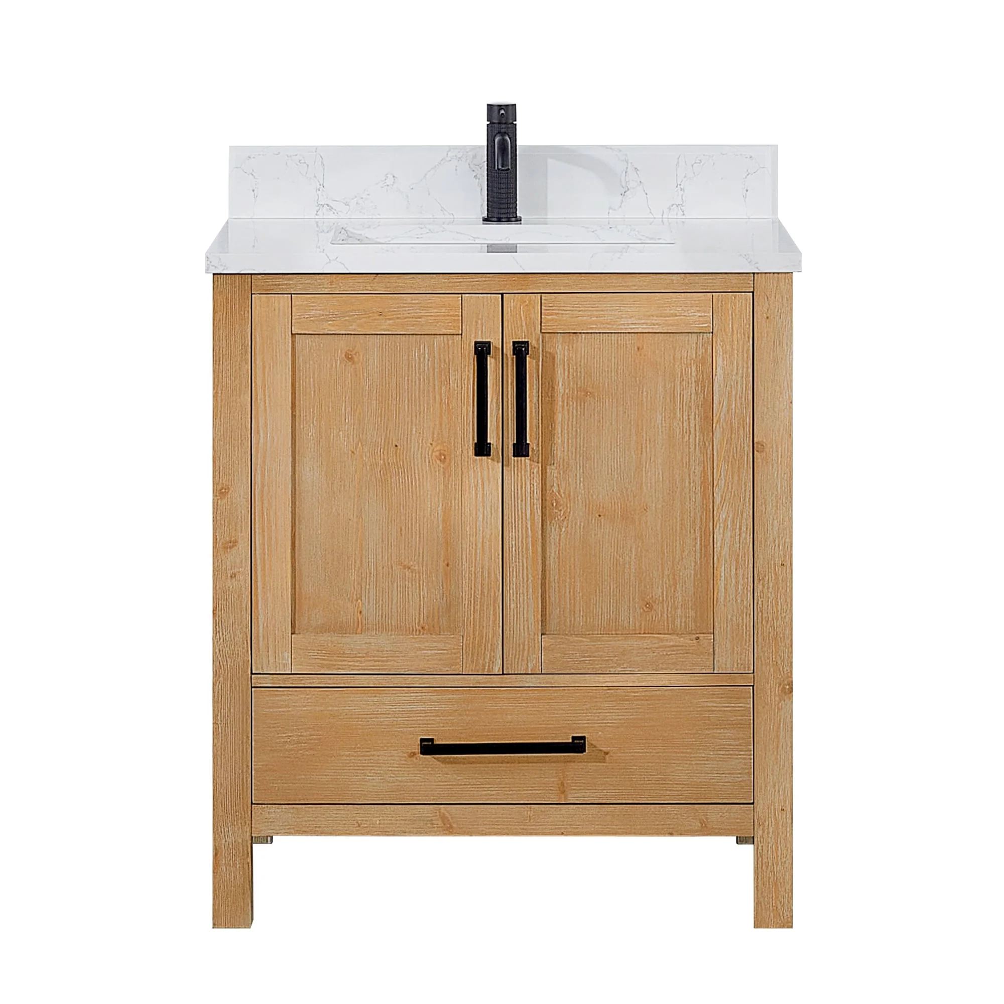 Shannon Bath Vanity with Composite Stone Countertop without Mirror