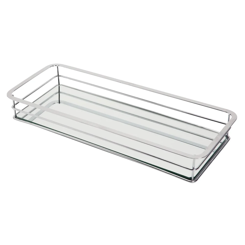 Home Details Vanity Tray with Chrome Finish - 16.3