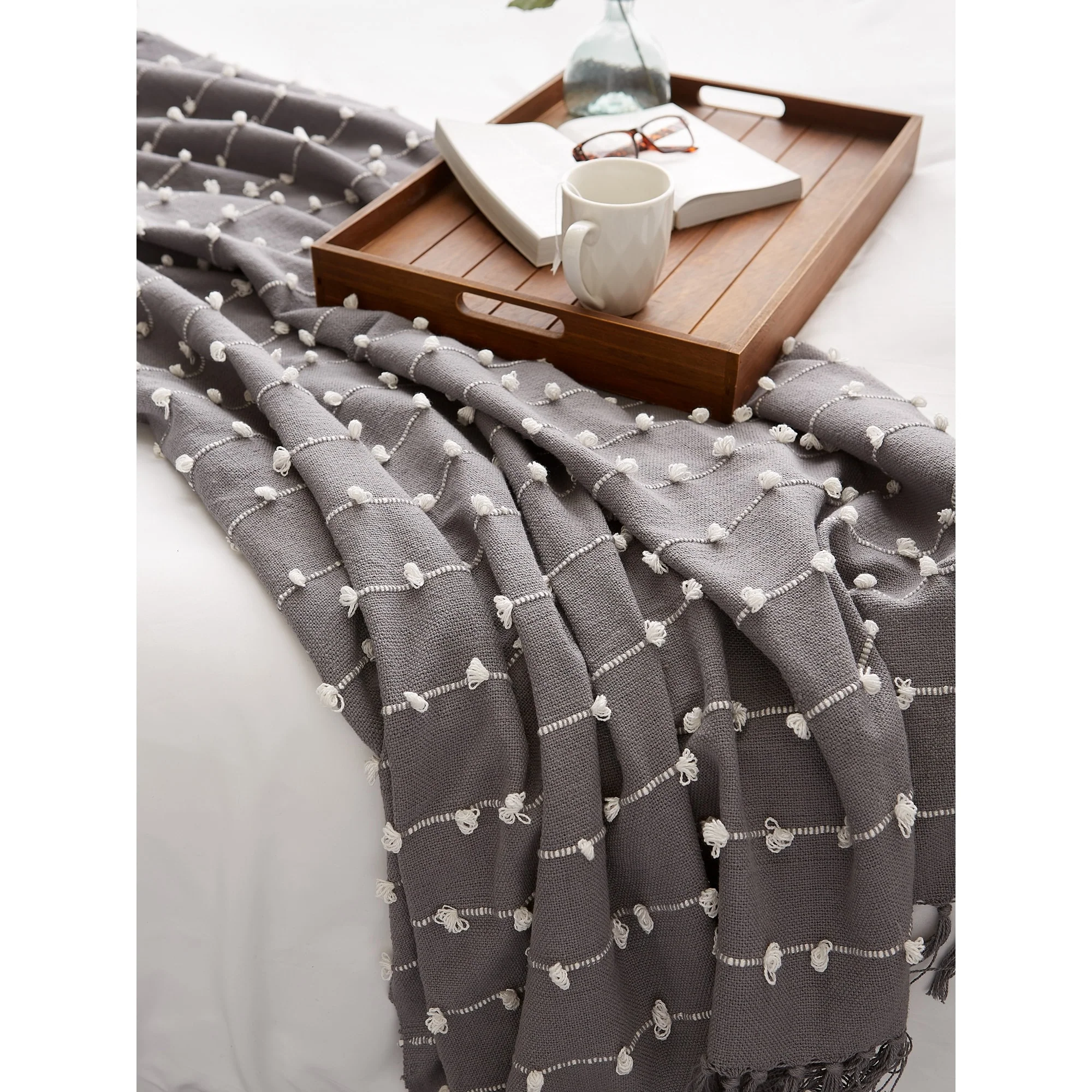 DII Woven Loop Throw