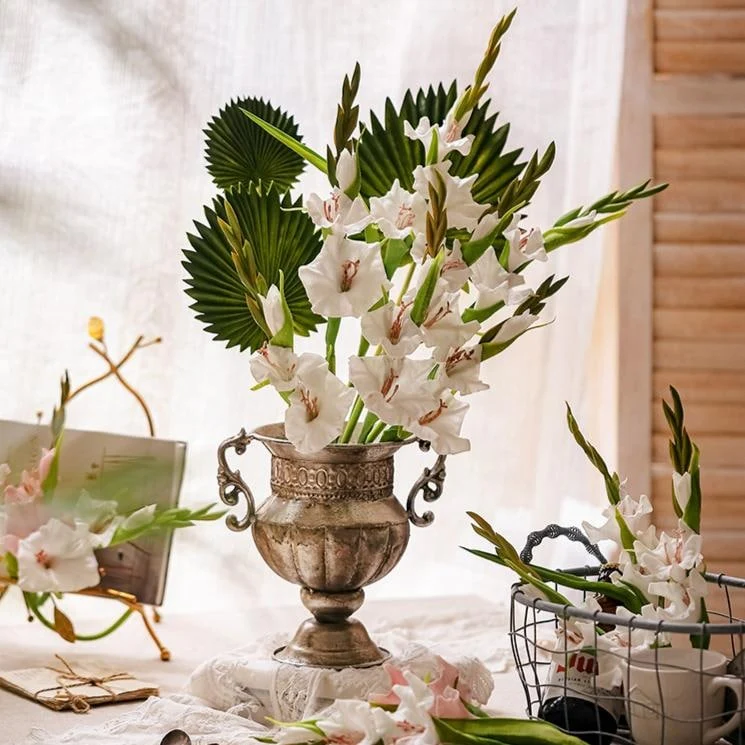 RusticReach Artificial Gladiolus Flower Stem