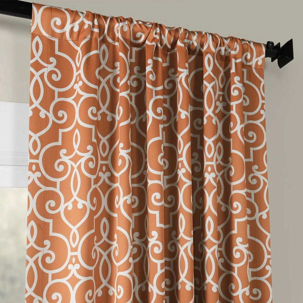 Exclusive Fabrics Nouveau Room Darkening Curtain Panel Pair (2 Panels)