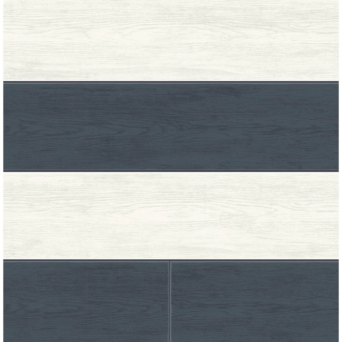 NextWall Two Toned Shiplap Peel and Stick Wallpaper