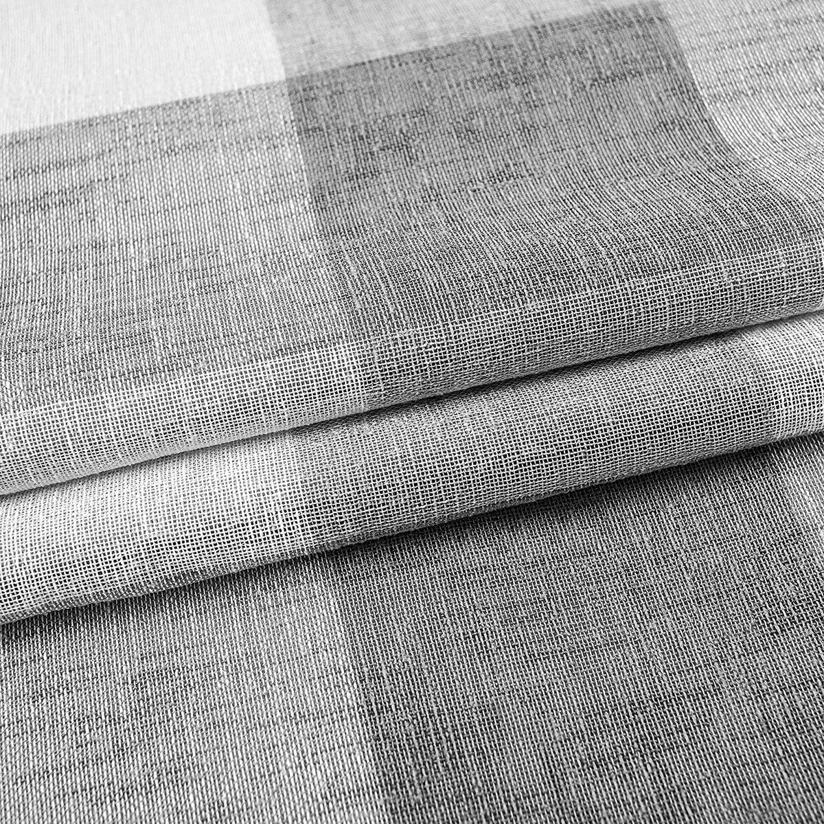 DriftAway Buffalo Check Woven Plaid Pattern Lined Blackout Thermal Insulated Window Curtain