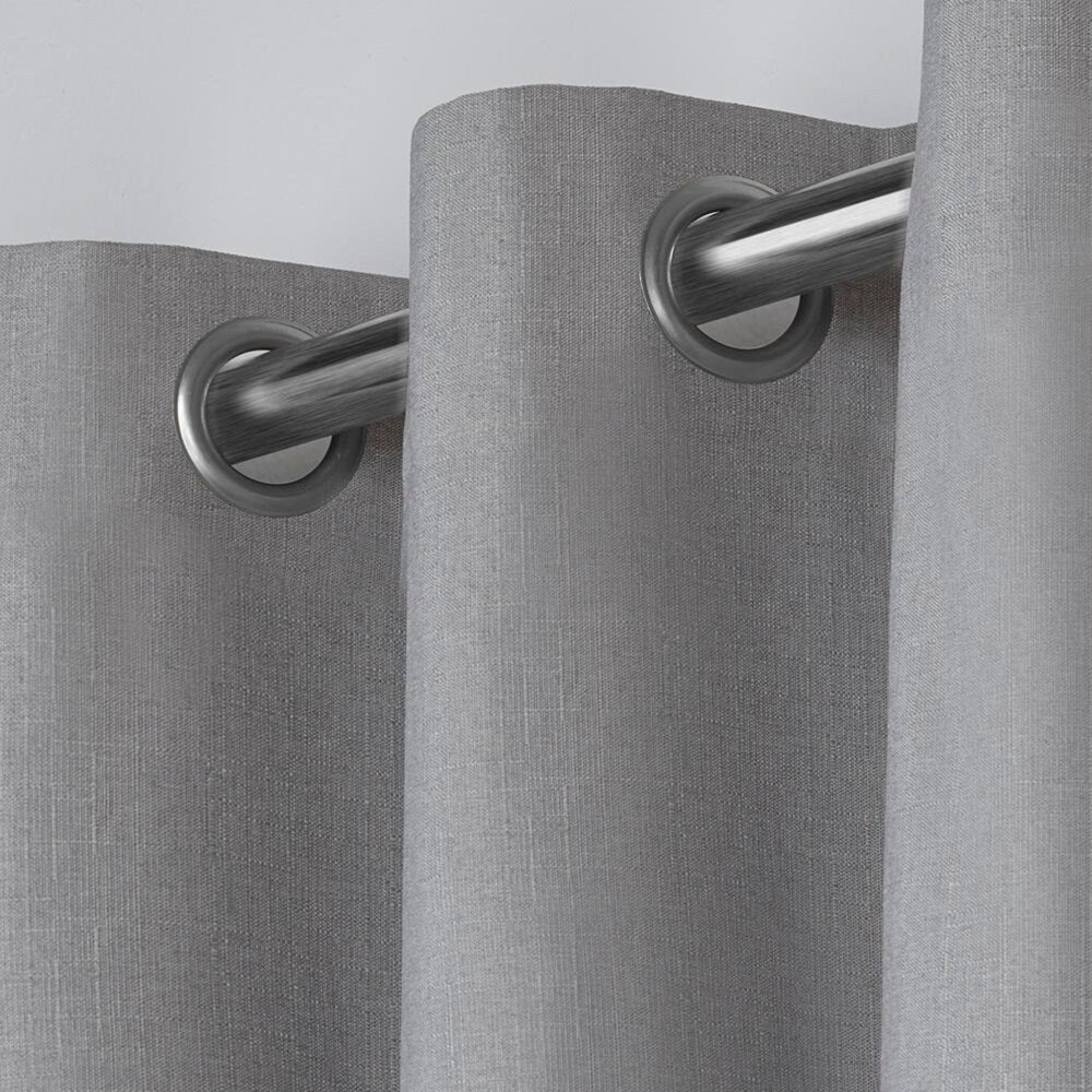 Strick & Bolton LeWitt Thermal Textured Linen Curtain Panel Pair