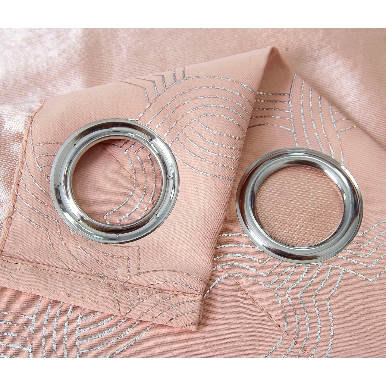 Jansen Geometric Blackout Window Curtain Panel 90 inches