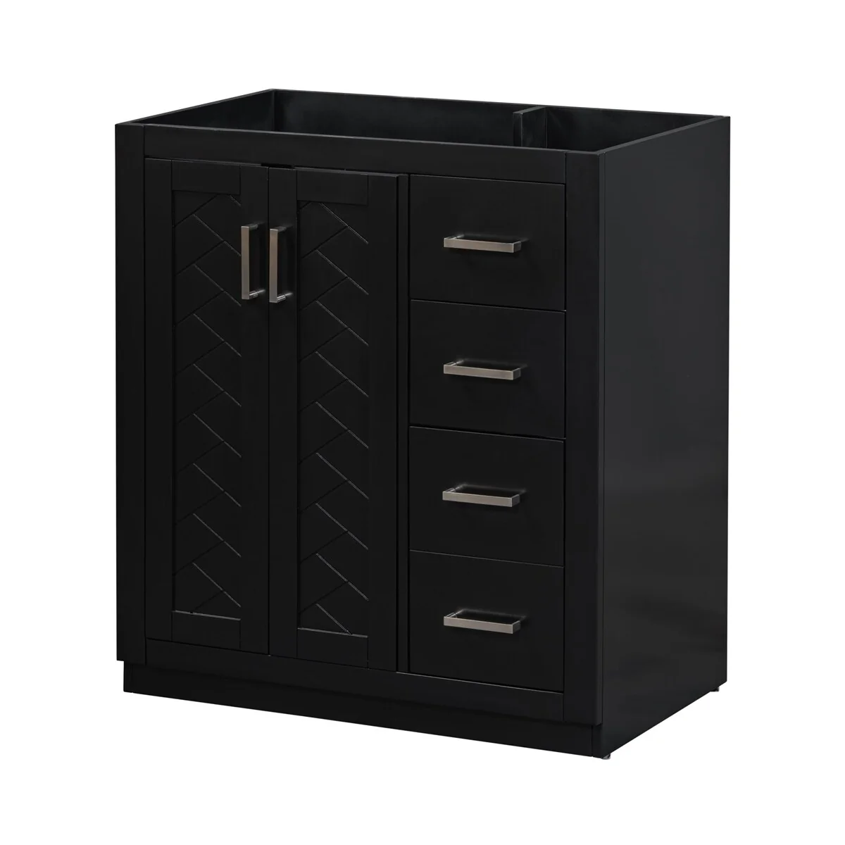 30'' Bathroom Vanity without Sink,Frame Bathroom Storage Cabinet Only
