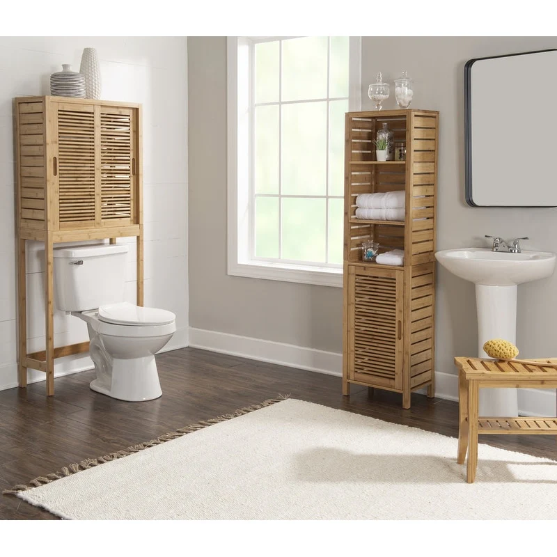 Bracken Bamboo Space Saver Hutch