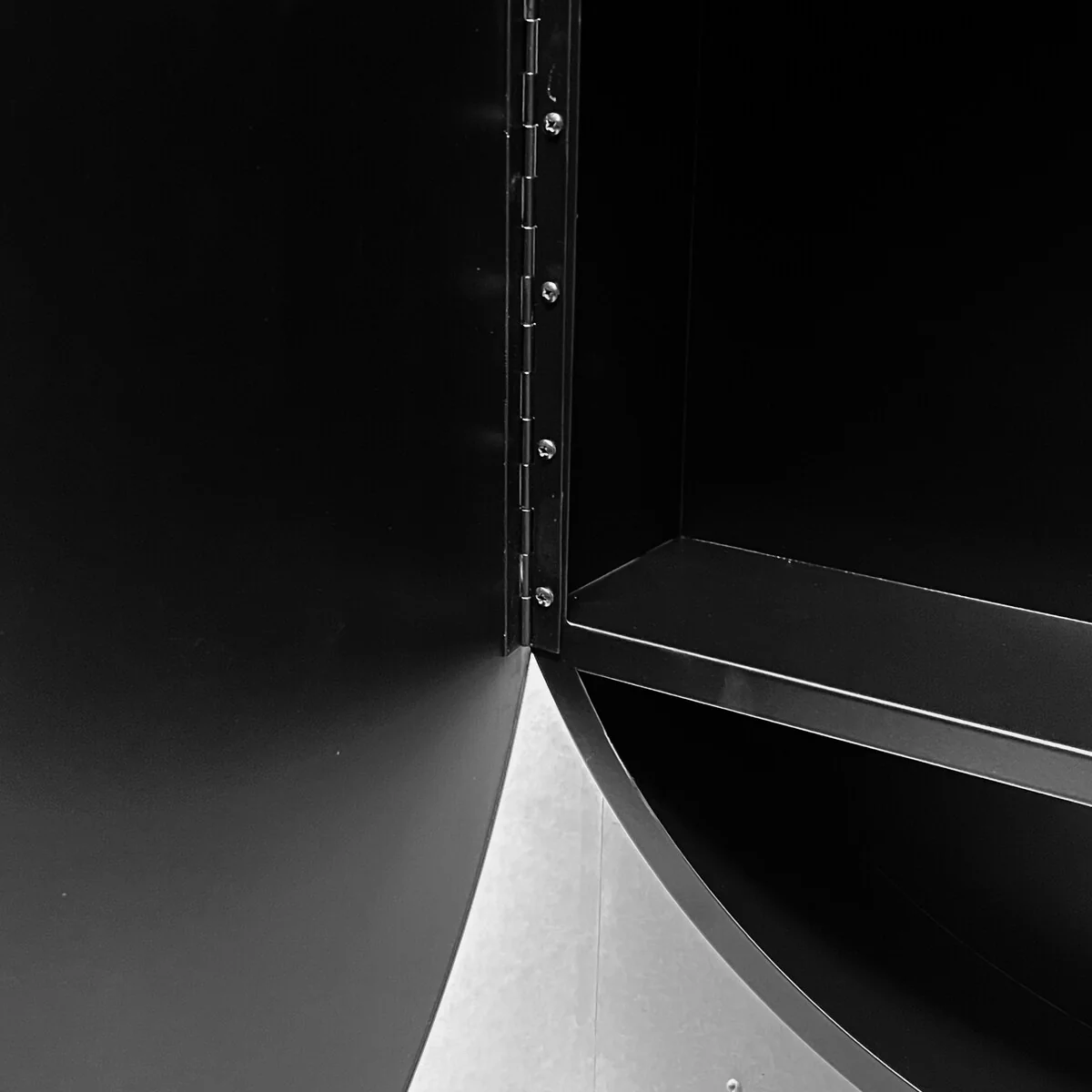 LED Oval Black Metal Framed Wall mount Bathroom Medicine Cabinet