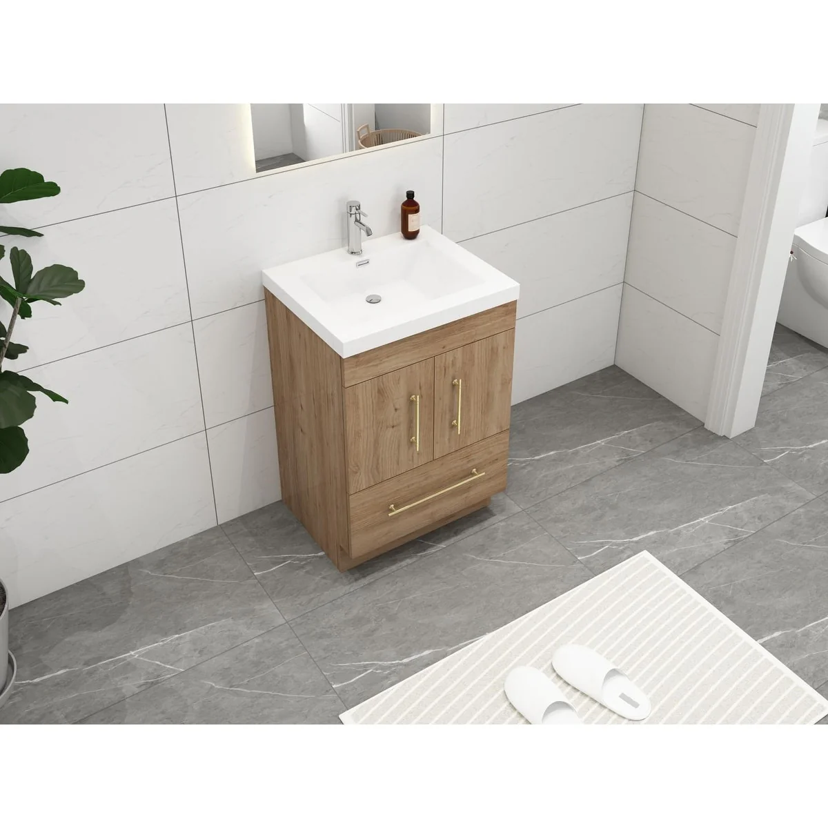 Eliza 24'' Freestanding Vanity with Single Sink