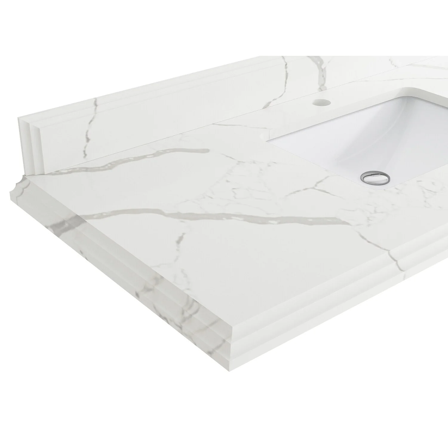 Willow Collections 36 in. W x 22 in. D Aberdeen Right Offset Sink Bathroom Vanity with Countertop