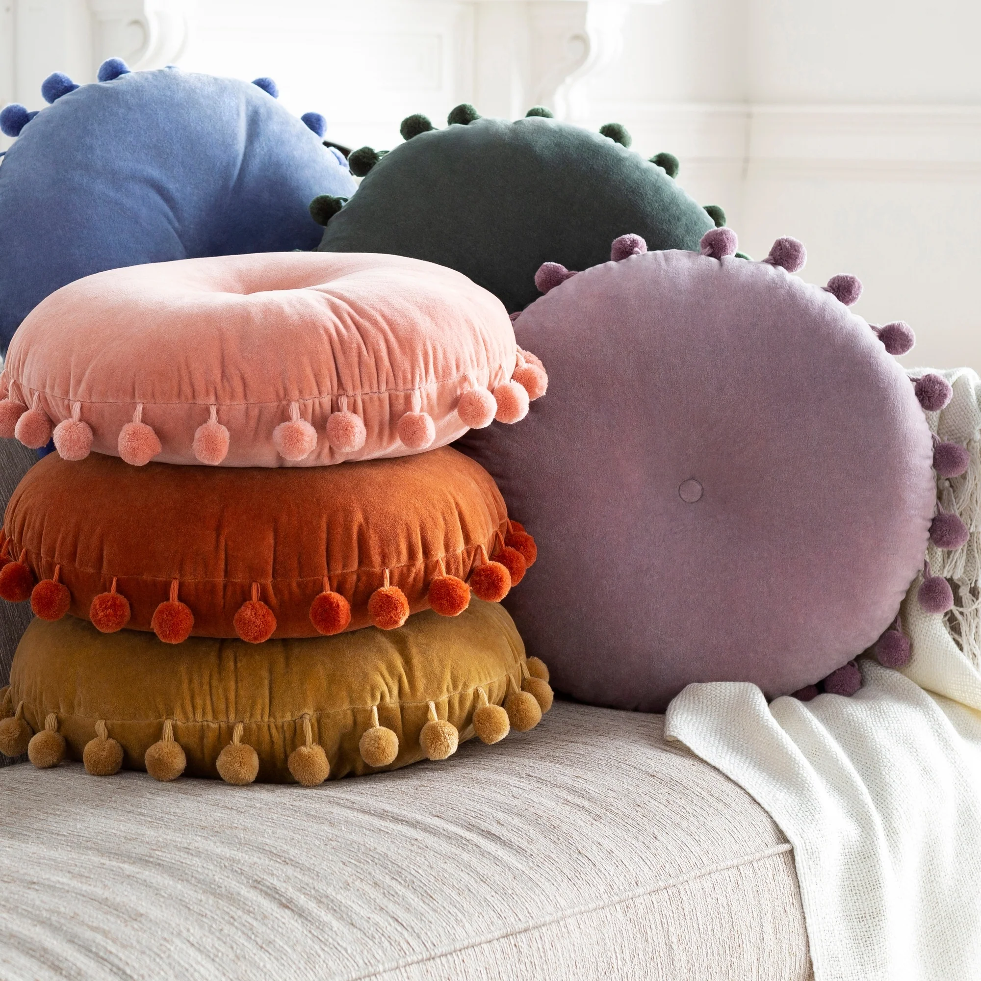 Artistic Weavers Sophus Cotton Velvet Pom Pom 18